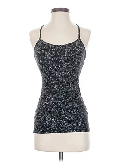 Pre-owned Lululemon Athletica Tank Top Black Halter Neckline Tops