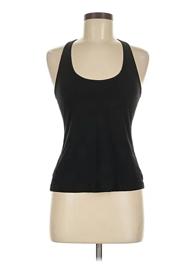 Pre-owned Lululemon Athletica Tank Top Black Halter Neckline Tops