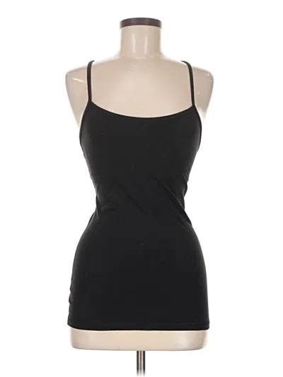 Pre-owned Lululemon Athletica Tank Top Black Halter Neckline Tops
