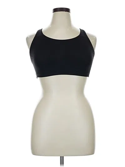 Pre-owned Lululemon Athletica Tank Top Black Halter Neckline Tops