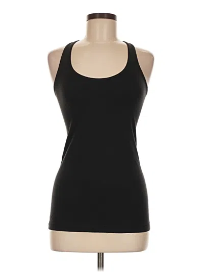 Pre-owned Lululemon Athletica Tank Top Black Halter Neckline Tops