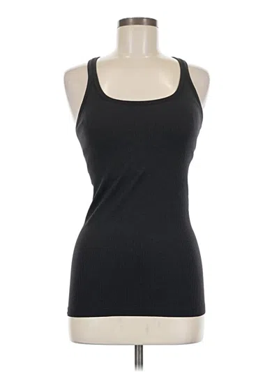 Pre-owned Lululemon Athletica Tank Top Black Halter Neckline Tops