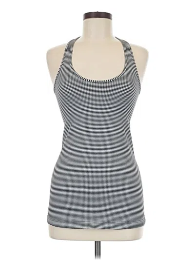 Pre-owned Lululemon Athletica Tank Top Black Halter Neckline Tops