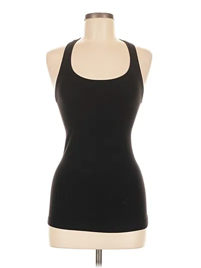Pre-owned Lululemon Athletica Tank Top Black Halter Neckline Tops