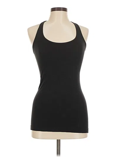 Pre-owned Lululemon Athletica Tank Top Black Halter Neckline Tops
