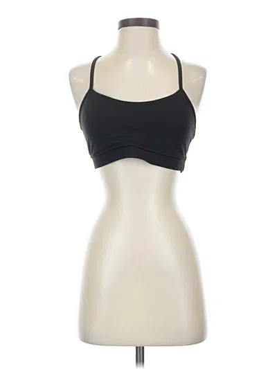 Pre-owned Lululemon Athletica Tank Top Black Halter Neckline Tops