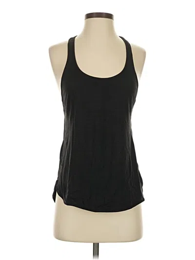 Pre-owned Lululemon Athletica Tank Top Black Halter Neckline Tops