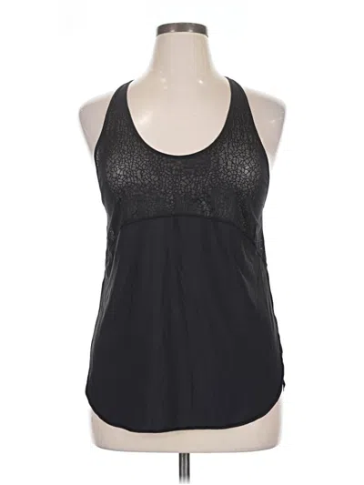 Pre-owned Lululemon Athletica Tank Top Black Halter Neckline Tops