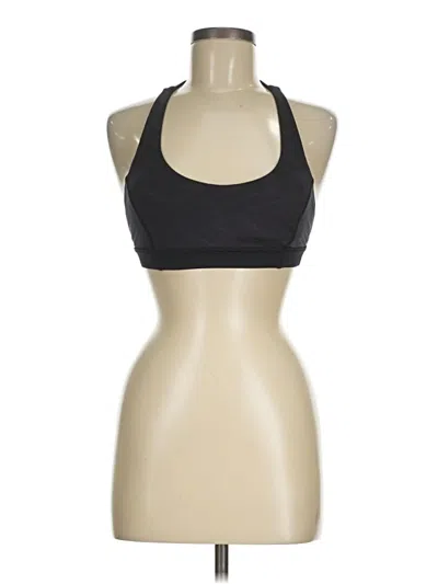 Pre-owned Lululemon Athletica Tank Top Black Halter Neckline Tops