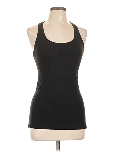 Pre-owned Lululemon Athletica Tank Top Black Halter Neckline Tops