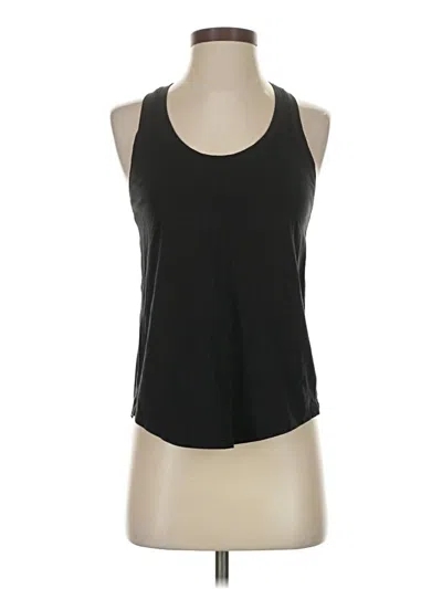 Pre-owned Lululemon Athletica Tank Top Black Halter Neckline Tops