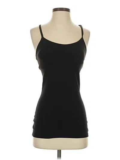 Pre-owned Lululemon Athletica Tank Top Black Halter Neckline Tops