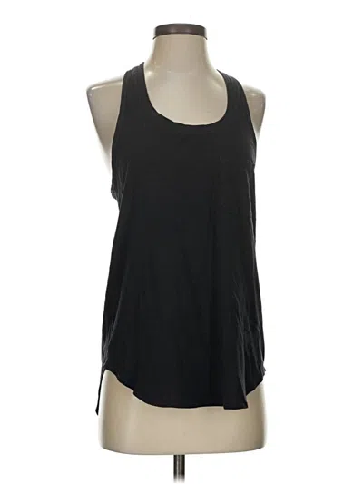 Pre-owned Lululemon Athletica Tank Top Black Halter Neckline Tops