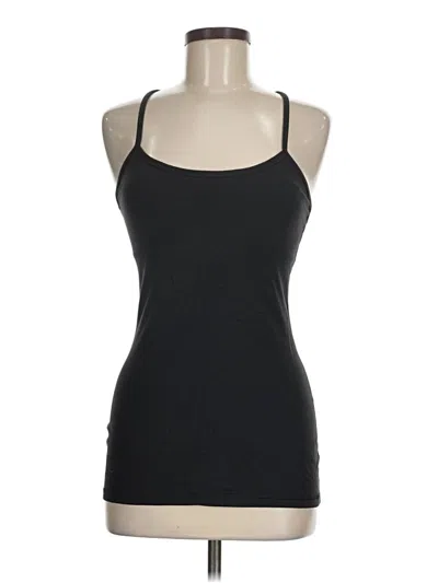 Pre-owned Lululemon Athletica Tank Top Black Halter Neckline Tops