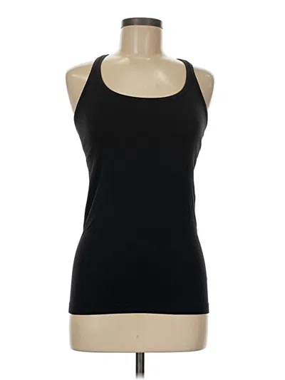 Pre-owned Lululemon Athletica Tank Top Black Halter Neckline Tops