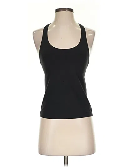 Pre-owned Lululemon Athletica Tank Top Black Halter Neckline Tops