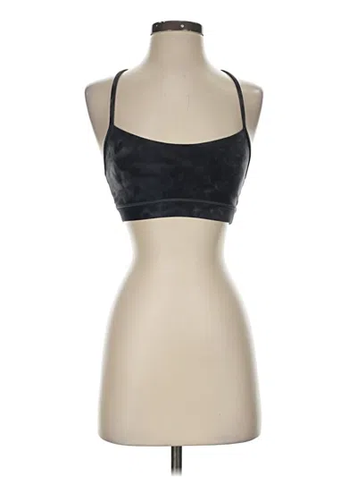 Pre-owned Lululemon Athletica Tank Top Black Halter Neckline Tops