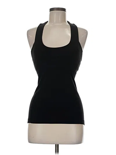 Pre-owned Lululemon Athletica Tank Top Black Halter Neckline Tops