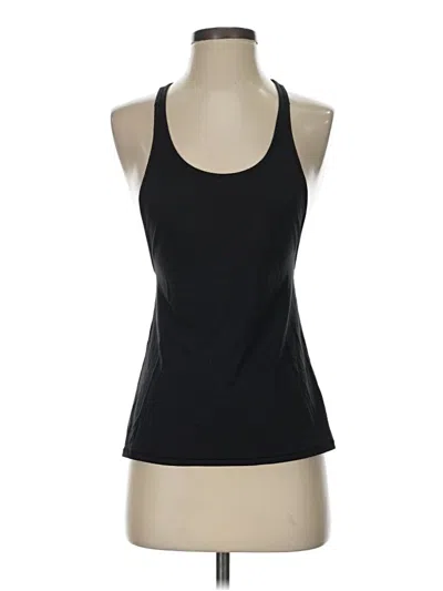 Pre-owned Lululemon Athletica Tank Top Black Halter Neckline Tops