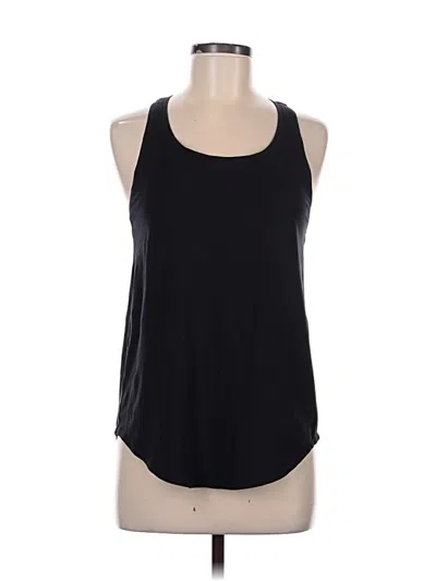 Pre-owned Lululemon Athletica Tank Top Black Halter Neckline Tops