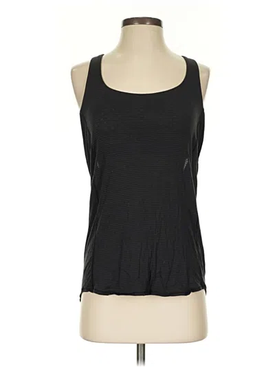 Pre-owned Lululemon Athletica Tank Top Black Halter Neckline Tops