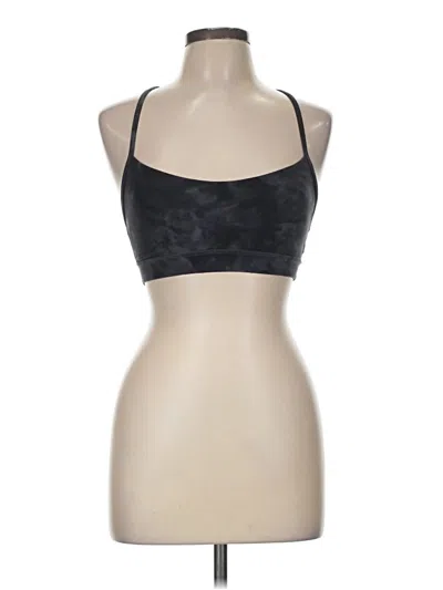 Pre-owned Lululemon Athletica Tank Top Black Halter Neckline Tops