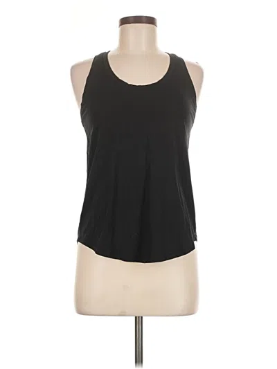 Pre-owned Lululemon Athletica Tank Top Black Halter Neckline Tops