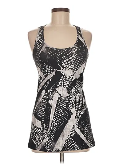Pre-owned Lululemon Athletica Tank Top Black Halter Neckline Tops