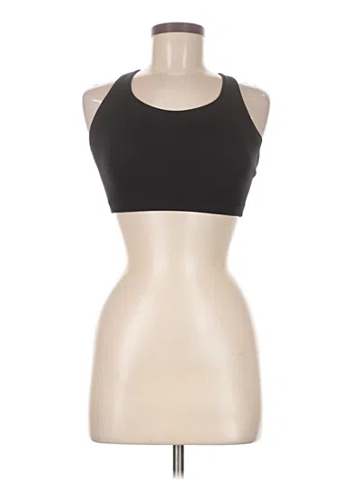 Pre-owned Lululemon Athletica Tank Top Black Halter Neckline Tops