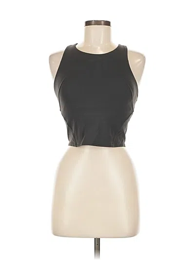 Pre-owned Lululemon Athletica Tank Top Black Halter Neckline Tops