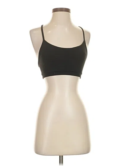 Pre-owned Lululemon Athletica Tank Top Black Halter Neckline Tops