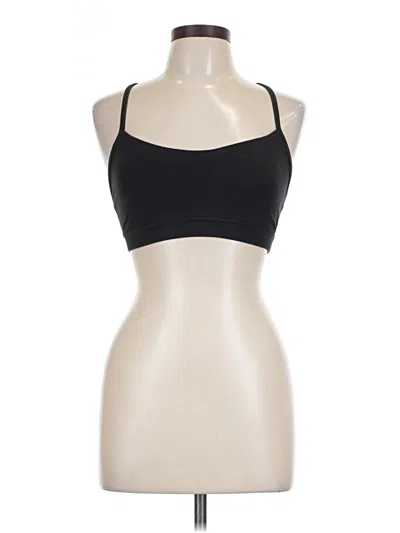 Pre-owned Lululemon Athletica Tank Top Black Halter Neckline Tops