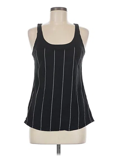 Pre-owned Lululemon Athletica Tank Top Black Halter Neckline Tops