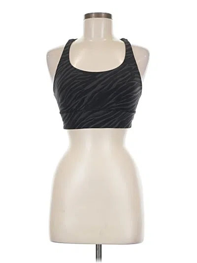 Pre-owned Lululemon Athletica Tank Top Black Halter Neckline Tops