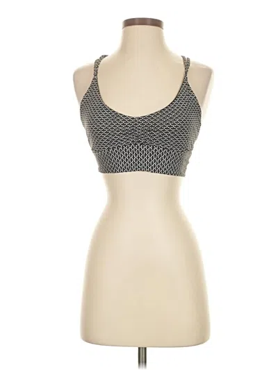 Pre-owned Lululemon Athletica Tank Top Black Halter Neckline Tops