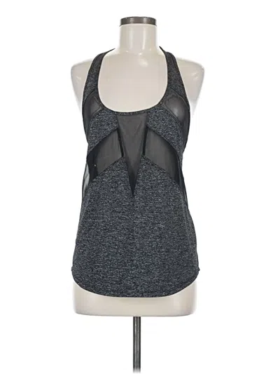 Pre-owned Lululemon Athletica Tank Top Black Halter Neckline Tops