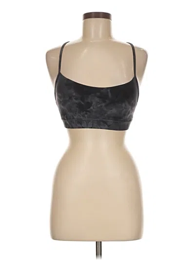 Pre-owned Lululemon Athletica Tank Top Black Halter Neckline Tops