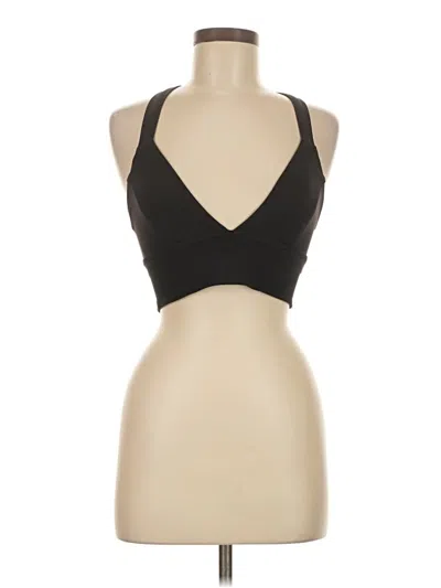 Pre-owned Lululemon Athletica Tank Top Black Halter Neckline Tops