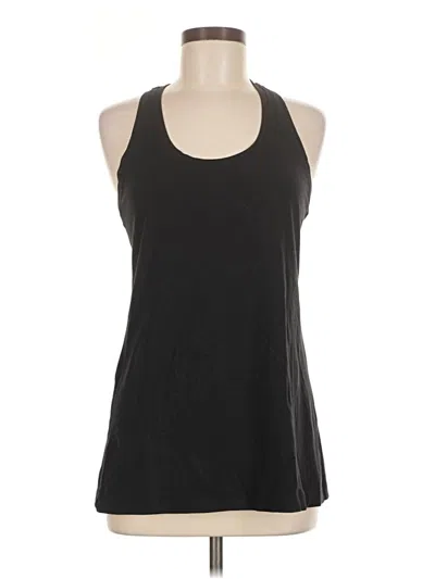 Pre-owned Lululemon Athletica Tank Top Black Halter Neckline Tops
