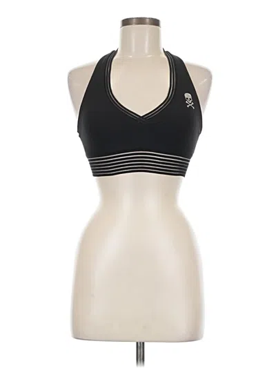 Pre-owned Lululemon Athletica Tank Top Black Halter Neckline Tops