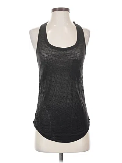 Pre-owned Lululemon Athletica Tank Top Black Halter Neckline Tops