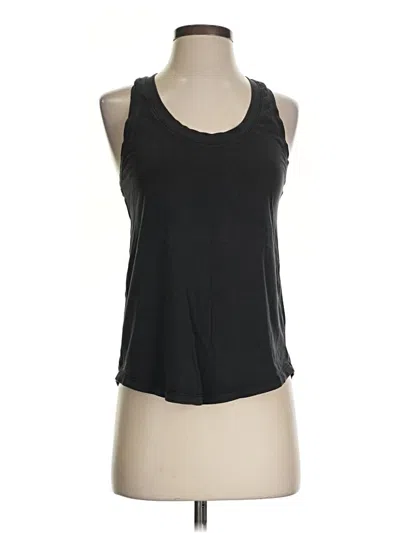 Pre-owned Lululemon Athletica Tank Top Black Halter Neckline Tops