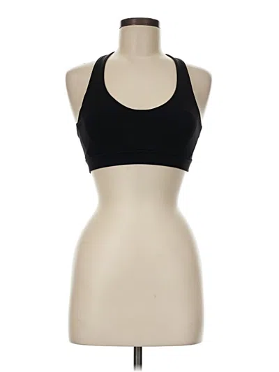 Pre-owned Lululemon Athletica Tank Top Black Halter Neckline Tops