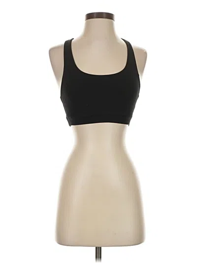 Pre-owned Lululemon Athletica Tank Top Black Halter Neckline Tops