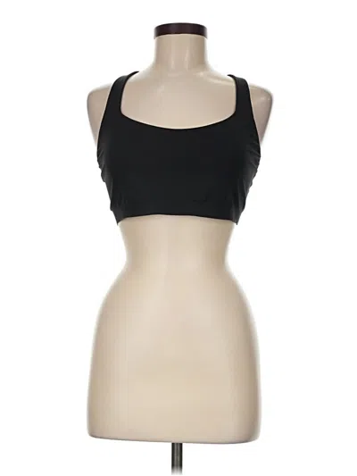 Pre-owned Lululemon Athletica Tank Top Black Halter Neckline Tops