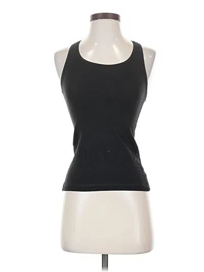 Pre-owned Lululemon Athletica Tank Top Black Halter Neckline Tops