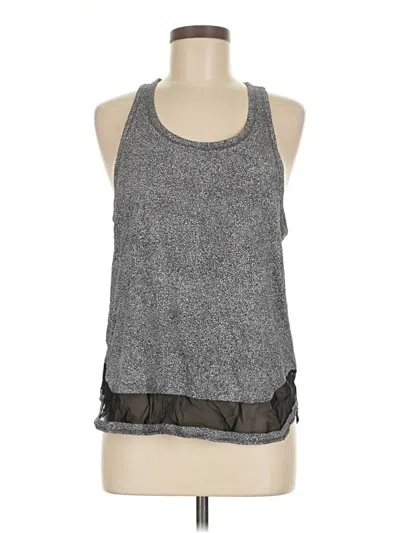 Pre-owned Lululemon Athletica Tank Top Black Halter Neckline Tops