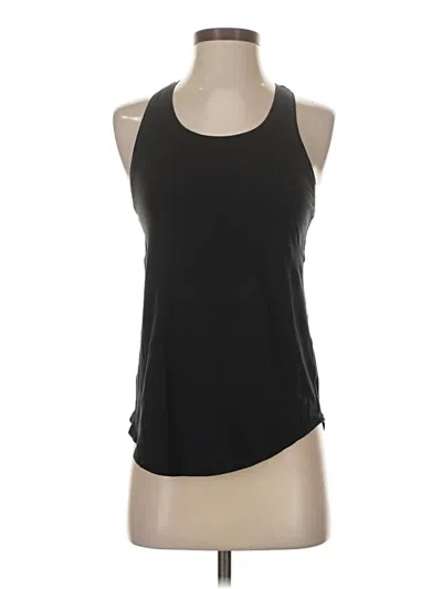 Pre-owned Lululemon Athletica Tank Top Black Halter Neckline Tops