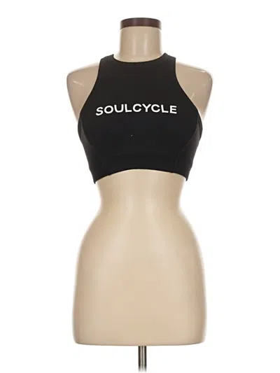 Pre-owned Lululemon Athletica Tank Top Black Halter Neckline Tops