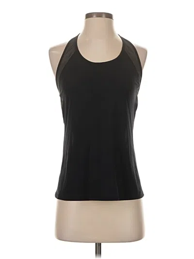 Pre-owned Lululemon Athletica Tank Top Black Halter Neckline Tops